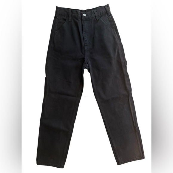 J. Galt Shanghai Black Utility Jeans Women’s Size Small 27.5” Inseam - Picture 2 of 4